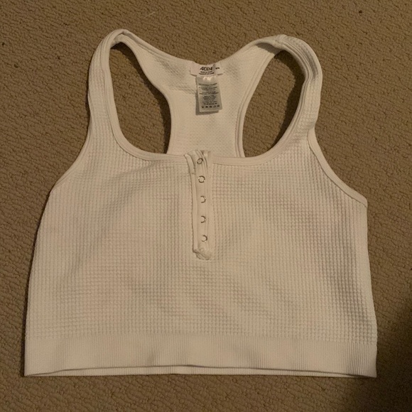 White cropped tank top - Picture 1 of 3